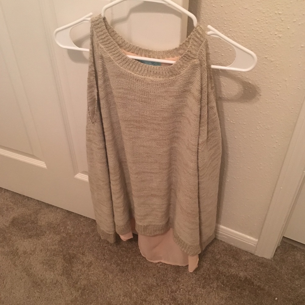 Cream sweater